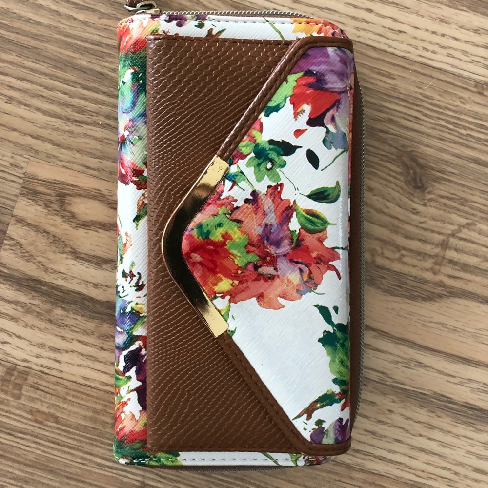 Floral wallet
